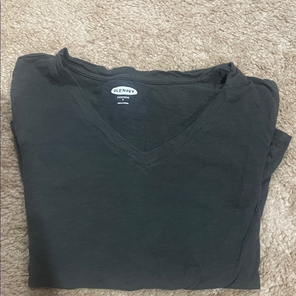Last Chance‼️‼️Old Navy Olive Green V-Neck Tee